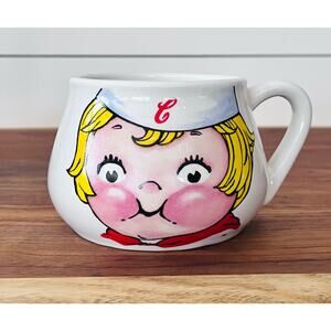 Houston Harvest Porcelain Campbells 16oz Soup Coffee Mug Cup Bowl 1998